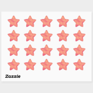 Tutti Fruity  Star Sticker
