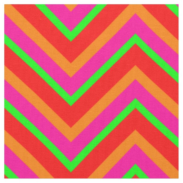 Tutti Frutti Chevron 07-Fabric Fabric (Close Up)