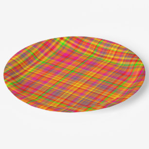 Tutti Frutti PLAID 1-PAPER PLATES