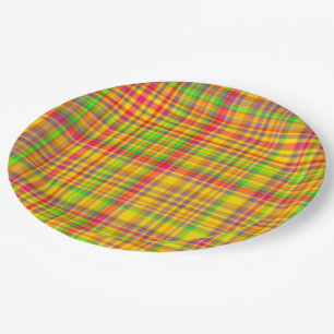 Tutti Frutti PLAID 2-PAPER PLATES