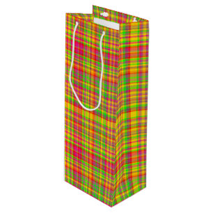Tutti Frutti PLAID 4-WINE GIFT BAG