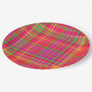 Tutti Frutti PLAID 5-PAPER PLATES