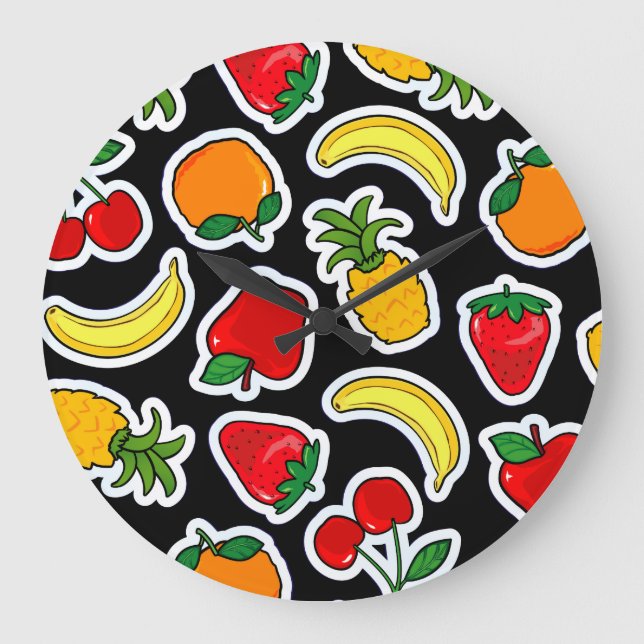 Tutti frutti, wall clock (Front)