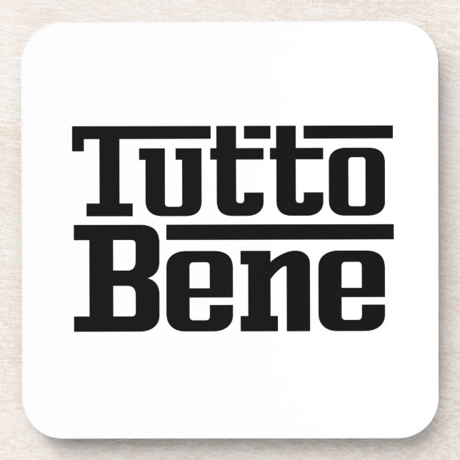 Tutto Bene Coaster (Front)