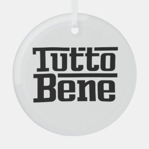 Tutto Bene Glass Tree Decoration