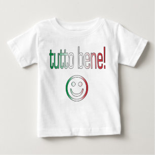 Tutto Bene! Italy Flag Colours Baby T-Shirt
