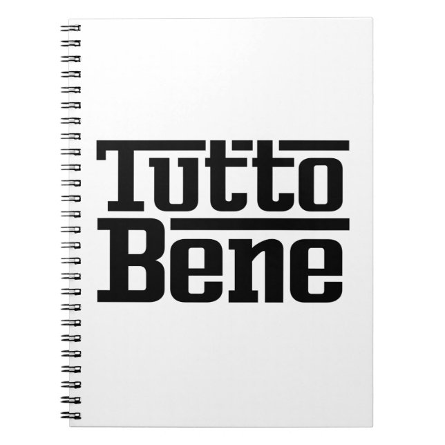 Tutto Bene Notebook (Front)