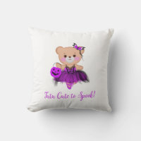 Tutu Cute to Spook! Teddy Bear Witch Ballerina