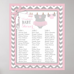 Tutu Diaper Booties Baby Shower Seating Chart