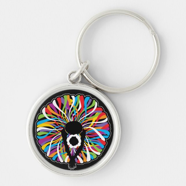 Tutu Elegant (Ballet Dancer) Key Ring (Front)