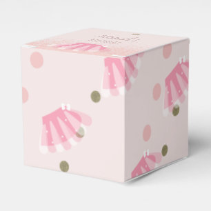 Tutu Girl's Birthday Turning Two Glitter Pink Favour Box