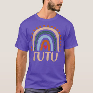 Tutu Rainbow Grandma Cute Mothers Day Funny Tutu T-Shirt