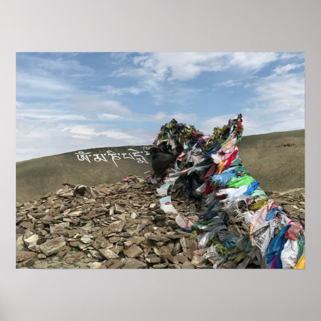 Tuva - om mani padme hum - Buddhism poster (Front)