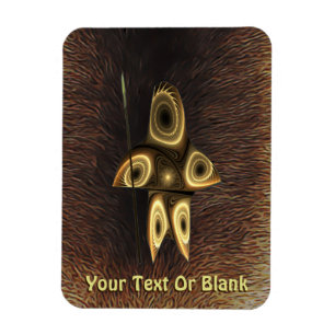Tuvaaq - Fractal Inuit Hunter Magnet