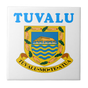 Tuvalu Coat Of Arms Designs Tile