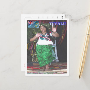 Tuvalu - Dancer - Postcard