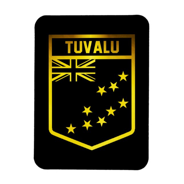 Tuvalu Emblem Magnet (Vertical)