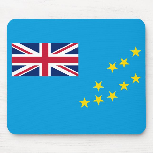 Tuvalu Flag Mouse Pad (Front)