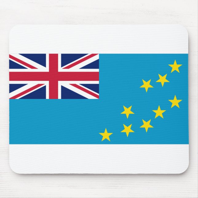 Tuvalu Flag Mouse Pad (Front)