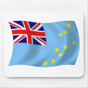 Tuvalu Flag Mousepad