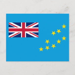 Tuvalu Flag Postcard