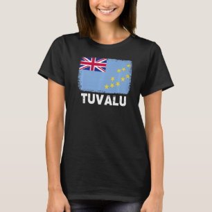 Tuvalu Flag Support Tuvaluan People Women Men T-Shirt