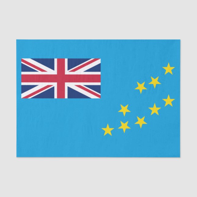 Tuvalu Flag Tissue Paper (Front)