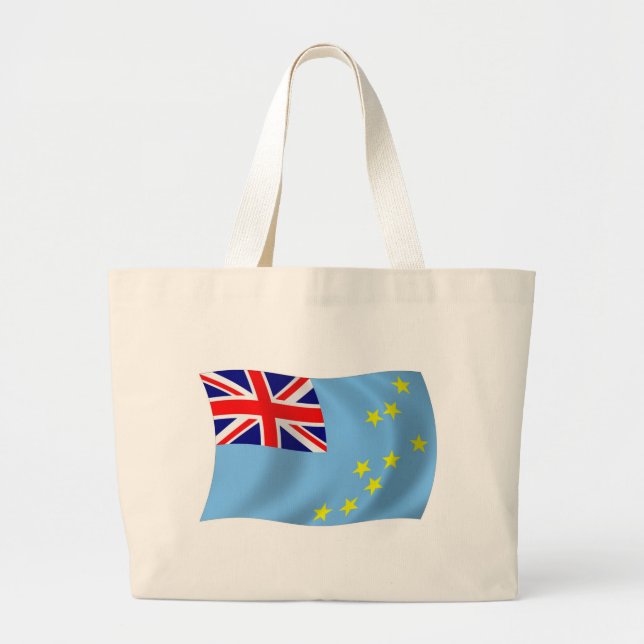 Tuvalu Flag Tote Bag (Front)