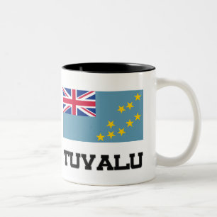 Tuvalu Flag Two-Tone Coffee Mug