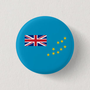 Tuvaluan Flag, Flag of Tuvalu 3 Cm Round Badge
