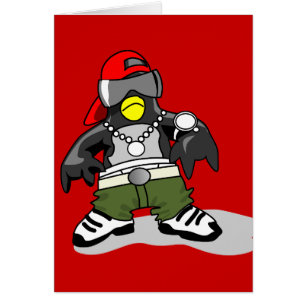 tux-30043 GANGSTER ATTITUDE FUNNY  tux penguin  da