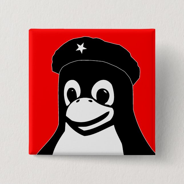 Tux Guevara - Customised 15 Cm Square Badge (Front)