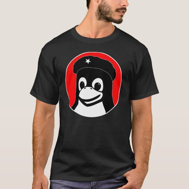 Tux Guevara (dark) T-Shirt (Front)