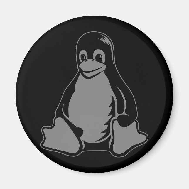 Tux Penguin - (Linux, Open Source, Copyleft, FSF) Magnet (Front)