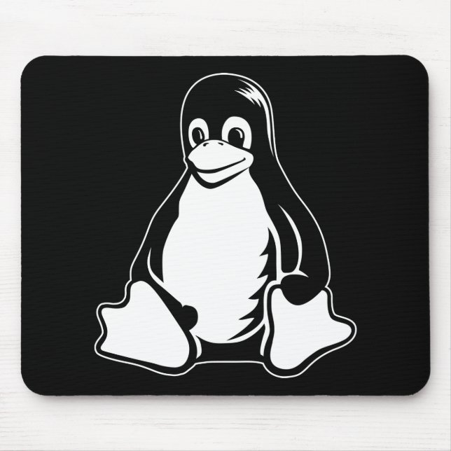 Tux Penguin - (Linux, Open Source, Copyleft, FSF) Mouse Pad (Front)
