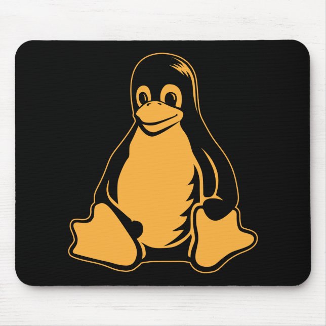 Tux Penguin - (Linux, Open Source, Copyleft, FSF) Mouse Pad (Front)