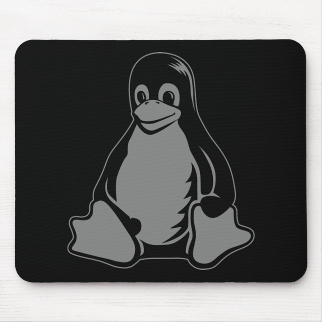 Tux Penguin - (Linux, Open Source, Copyleft, FSF) Mouse Pad (Front)