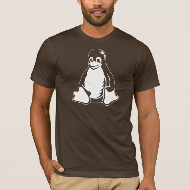 Tux Penguin - (Linux, Open Source, Copyleft, FSF) T-Shirt (Front)