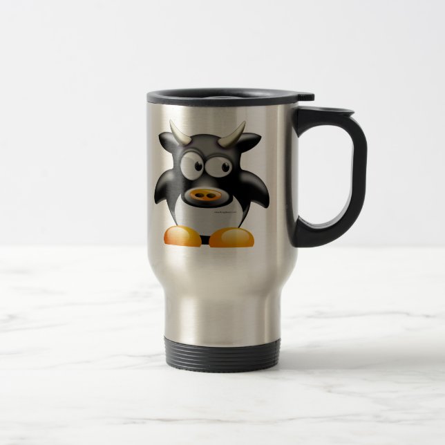 Tux-Vache Mugs (Right)