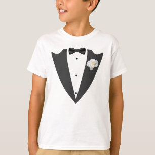 Tuxedo black and white T-Shirt