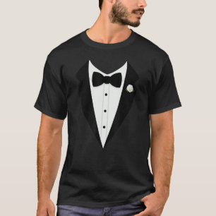 Tuxedo Bow Tie Gentlemens suit T-Shirt