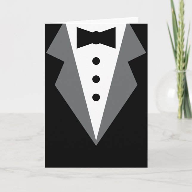 Tuxedo Card (Front)