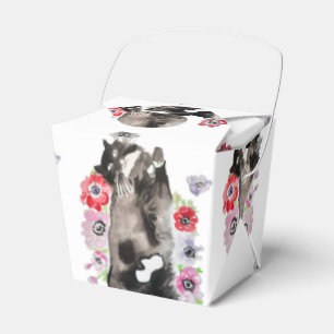 Tuxedo Cat Black White Cats Birthday Favour Box