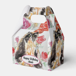 Tuxedo Cat Black White Cats Cute Girls Favor Box