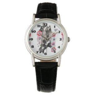 Tuxedo Cat Cats Art Animal Childs Room Watch
