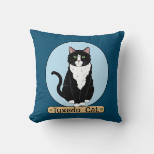 Tuxedo Cat Cushion