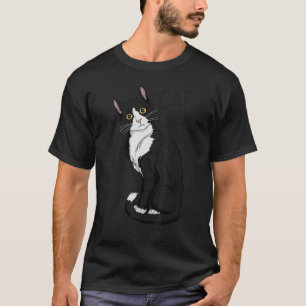Tuxedo Cat Dad Gift Cat Dad Tuxedo Cat Dad T-Shirt