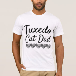 TUXEDO CAT DAD T-Shirts