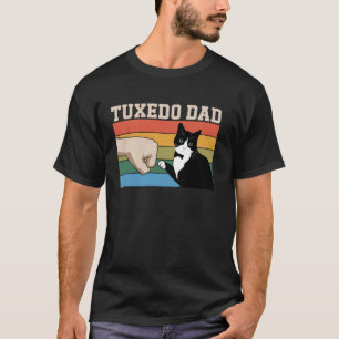 Tuxedo Cat Dad Tuxedo Cat Lover T-Shirt