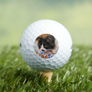 Tuxedo Cat Golf Balls